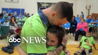 Children of Prisoners Reunite with their Fathers Behind Bars for a Day [upl. by Eeldivad]