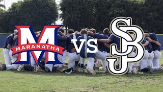 St John Bosco HS vs Maranatha HS Pre Season [upl. by Llerdna378]