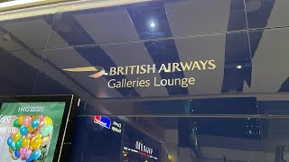 British Airways  Business Class Lounge  Galleries Lounge  North Galleries Lounge  Heathrow T5 [upl. by Noira]