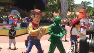 Toy Story Midway Mania Press Event Grand Opening Ceremony [upl. by Spearing]