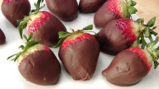 How to Make Chocolate Covered Strawberries  by Laura Vitale  Laura in the Kitchen Ep 99 [upl. by Datha]