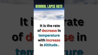 What is Normal Lapse RateLapse RateGeography upsc indian [upl. by Yacano]