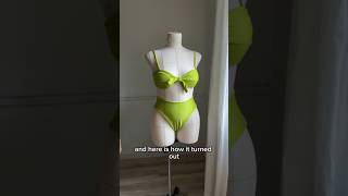 Sew 🪡 a swimsuit 👙 with me sewing sewingprojects [upl. by Aelam]