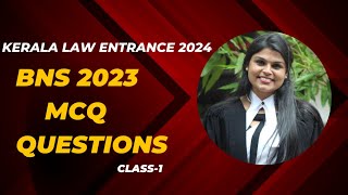 KLEE 2024 BNS MCQ Discussion Kerala Law Entrance 2024 klee2024 klee bns [upl. by Ennaeirb]