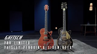 Gretsch 2023 Pro Limited Paisley Penguin amp Sidewinder Models  Gretsch Presents [upl. by Willyt21]