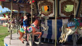 Spokane County fair carousel [upl. by Ahsieken]