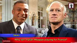 Why isnt Kylian Mbappe playing for France [upl. by Ettedo420]