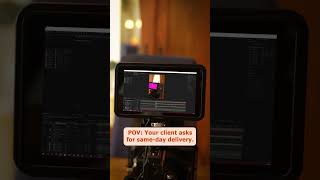 When client asks for sameday delivery😂 filmmaker filmmaking fx3 inframe sony videographer [upl. by Jennette]
