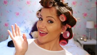 Primark Hair Rollers Tutorial  Hannah Parky [upl. by Tyika]