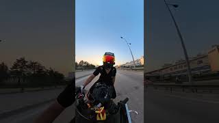 Hakan çalhanoğlu burda music song love rap motorcycle insta360 live [upl. by Neesay414]