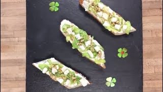 Copaline  Recette de tartine avocat chèvre et miel [upl. by Jariv]