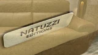 Natuzzi C063 Potenza 321 Power CUB Comfort recliner lumbar headrest triple function ￼leather sofas [upl. by Neros]