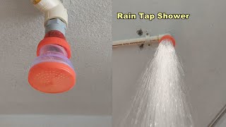 single head rain tap shower with PVC pipes [upl. by Ailemak]