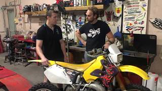 1998 Suzuki RMX250 FULL REBUILD Part 1 [upl. by Dao]