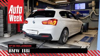 BMW 118i 2017  Op de rollenbank [upl. by Ssecnirp]