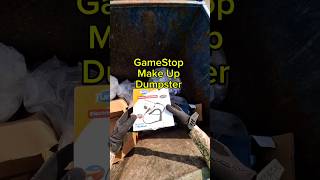 I went to the Game Stop dumpster and this happened makeup dumpsterdiving beauty gamer shorts [upl. by Mika663]