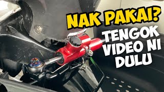 NAK PAKAI STEERING DAMPER DEKAT KAPCAI  TENGOK VIDEO NI DULU [upl. by Lune]