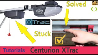 Centurion XTrac garage door opener keeps getting stuck  wont open solved [upl. by Ahs]