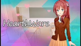 HeartWare Gameplay  Visual Novel Game  PC [upl. by Akcirret]