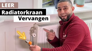 Leer Radiatorkraan vervangen om tot 20 minder gasverbruik hebt [upl. by Ikcin]