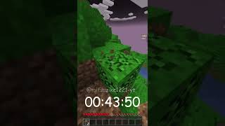 I broke the world record for getting the elytra in Minecraft minecraft worldrecord elytra shorts [upl. by Melborn]