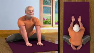 Yoga with Modi  Shashankasana Hindi [upl. by Anileuqcaj]