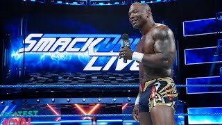 Shelton Benjamin Entrance SmackDown April 17 2018 with Aint No Stoppin Me V2 [upl. by Enitsrik]