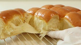 세상 부드러운 연유빵 레시피 다음날 먹어도 맛있어요👍  Condensed milk bread recipe [upl. by Analos]