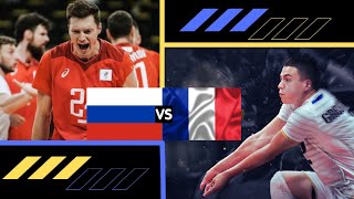 Russia vs France Tokyo 2021  Mens Volleyball Best Moments  Olympic Games Group B [upl. by Gyimah978]