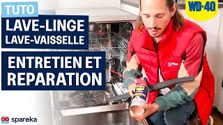 Comment réparer ou nettoyer sa machine à laver et son lavevaisselle avec du WD40 [upl. by Aisined]