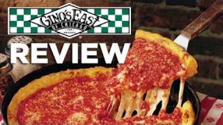 Video ReviewGinos East of Chicago Deep Dish Pizza [upl. by Siegfried930]