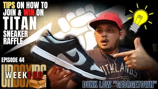 Nike Dunk Low Georgetown   some tips on how to join amp win on sneaker raffle [upl. by Ugo]