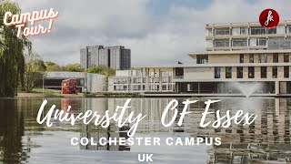 Campus Tour  University of Essex  The Essex Blades  Colchester Campus  UK [upl. by Strohbehn968]