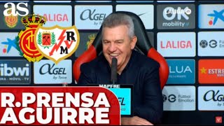 Mallorca 2  Rayo Vallecano 1  Rueda de prensa de AGUIRRE MURIQI la PELEA [upl. by Natie]