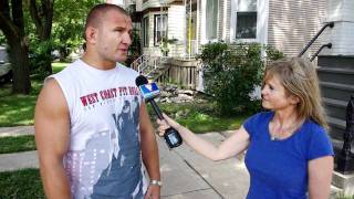 DAMIAN GRABOWSKI INTERVIEW IN CHICAGO FOR POLVISION TV [upl. by Odicalp]