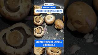 Sautéed Button Mushrooms  GlutenFree  BoneCoach™ Recipes [upl. by Ytomit]