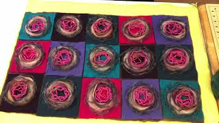 Kandinsky Inspired Felt Painting [upl. by Lida]