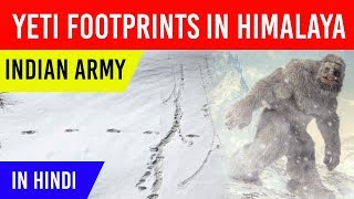 Yeti footprints spotted on Himalaya claims Army Know all about Mythical beast Current Affairs 2019 [upl. by Tfat170]