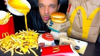 ASMR MCDONALDS MUKBANG ANIMAL STYLE FRIES  EXTRA CHEESY  EATING SHOW  NO TALKING [upl. by Shiverick]