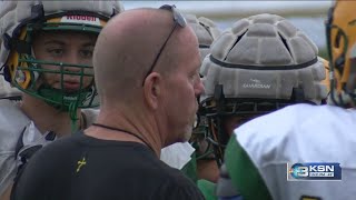 Bishop Carroll footballs Dusty Trail retires from coaching [upl. by Onibag448]