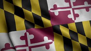 Maryland flag  Maryland My Maryland ANTHEM [upl. by Acinhoj621]