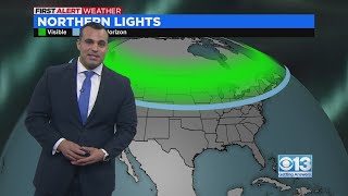 NOAA Severe geomagnetic storm means Northern Lights may be seen as far south as NorCal [upl. by Salina456]