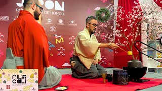 CEREMONIA DEL TÉ JAPONESA en la Feria Internacional del Libro Cali [upl. by Grizelda127]