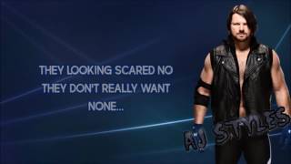 WWE AJ Styles Phenomenal Theme Song Lyrics [upl. by Ahsenrad]