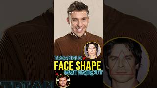 Triangle Face Shape Mens Best Haircut 2024 [upl. by Ilan]