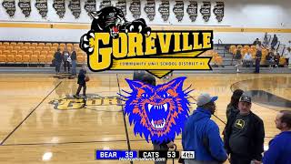 Goreville Lady Blackcats vs Christopher Lady Bearcats [upl. by Baynebridge]