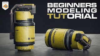 Hard Surface Modeling Tutorial for Blender Beginners [upl. by Eniac]