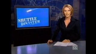 Space Shuttle Columbia Disaster  TEN News Australia 2003 [upl. by Cowley]