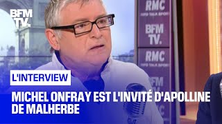 Michel Onfray face à Apolline de Malherbe en direct [upl. by Alvan]