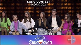 Who will compete Szansa Na Sukces 2024  JESC 2024 [upl. by Dnartreb785]